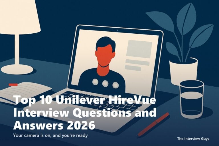 Top 10 Unilever HireVue Interview Questions and Answers 2026: Beat the Games, the Video, and the AI