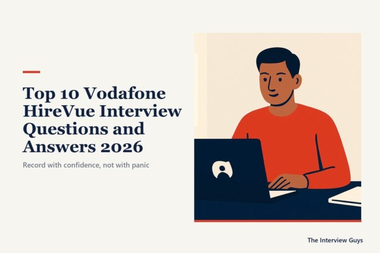 Top 10 Vodafone HireVue Interview Questions and Answers 2026: Beat the One-Way Video and Games in One Sitting
