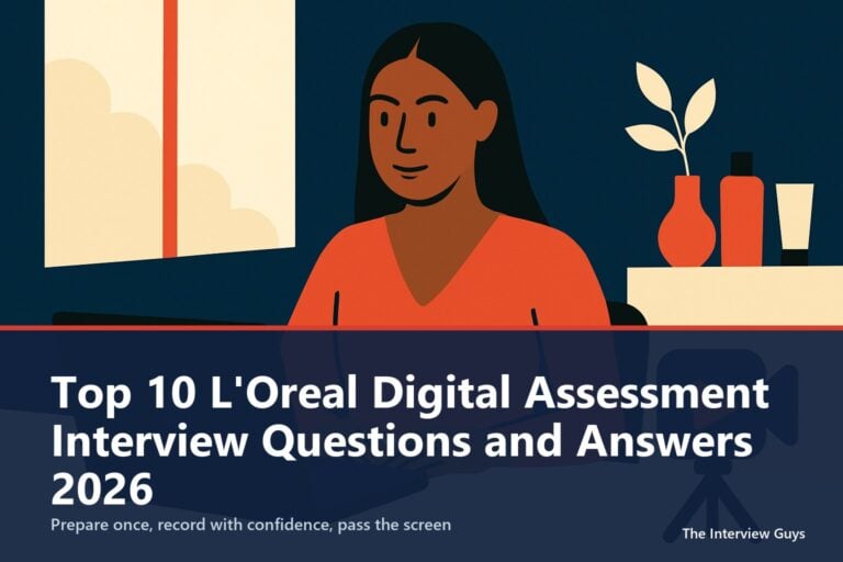 Top 10 L’Oreal Digital Assessment Interview Questions and Answers 2026: Pass the One-Way Screen on Your First Try
