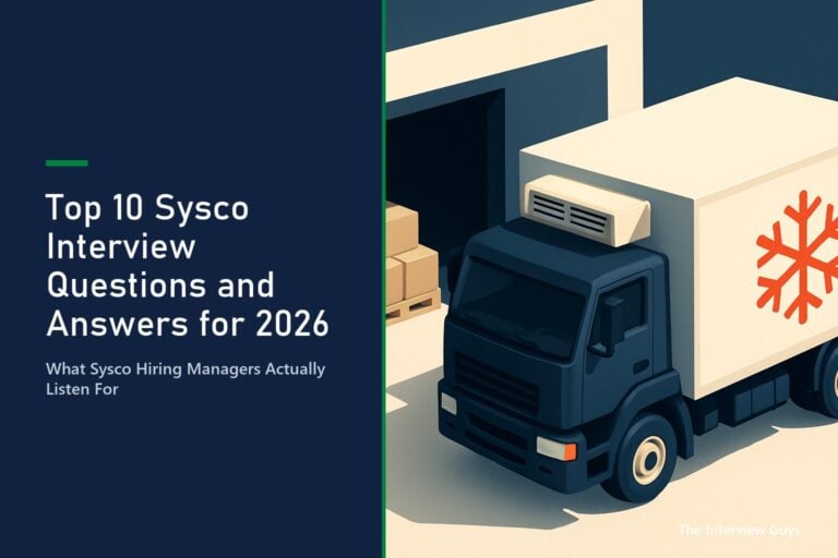 Top 10 Sysco Interview Questions and Answers for 2026: Sales Consultants, CDL Drivers, Warehouse Selectors, Account Managers and Operations Analysts